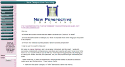 Desktop Screenshot of newperspectivecoaching.com