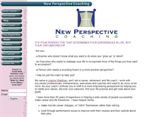 Tablet Screenshot of newperspectivecoaching.com